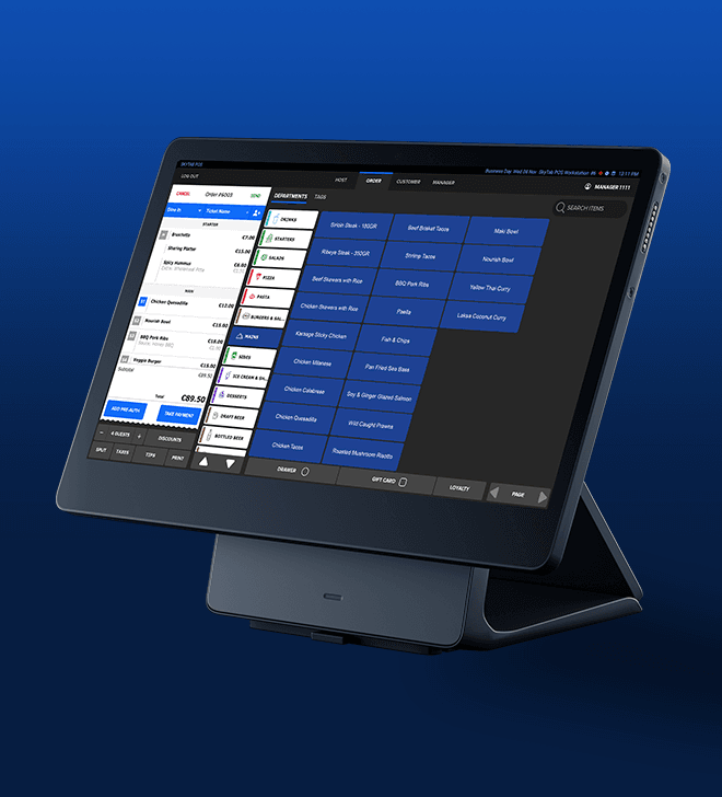 Shift4 Dine touchscreen POS workstation